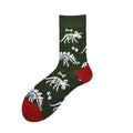 New Fashion Socks Shark Dinosaur Tiger Bear Dog Pattern Long Tube Happy Novelty Skateboarding Cycling Leisure Fun Unisex Crew Socks For Men And Women - Majestic Pet Kingdom