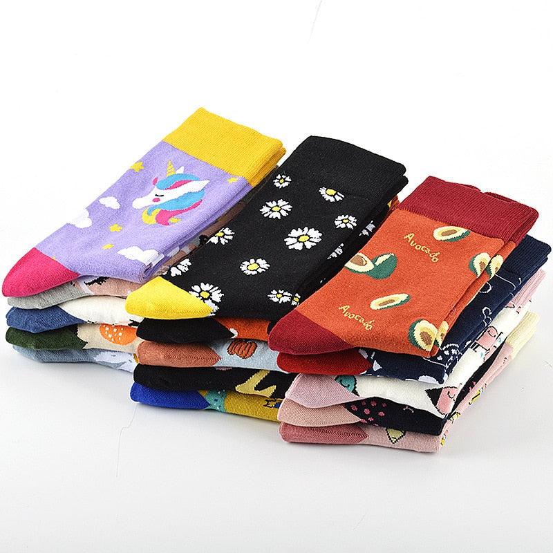 New Fashion Socks Shark Dinosaur Tiger Bear Dog Pattern Long Tube Happy Novelty Skateboarding Cycling Leisure Fun Unisex Crew Socks For Men And Women - Majestic Pet Kingdom