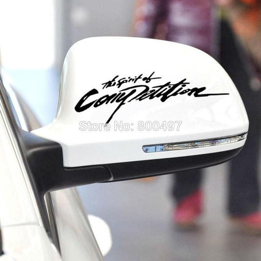 New Style Car Styling Creative The Spirit of Competition Sport Style Car Body Car Front Cover Sticker Decal Reflective Sticker Auto Light Eyebrow Reflective Decals Car Bumper Stickers Decorative Rear Mirror Vinyl Decal - Main Feature View | Majestic Pet Kingdom