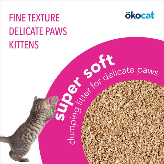 Cat Litter Okocat Super Soft Clumping Natural Wood Litter 11lb