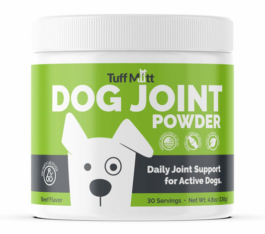 Dog Joint Support Powder – Beef Flavor Glucosamine Supplement for Mobility - Main Feature View | Majestic Pet Kingdom