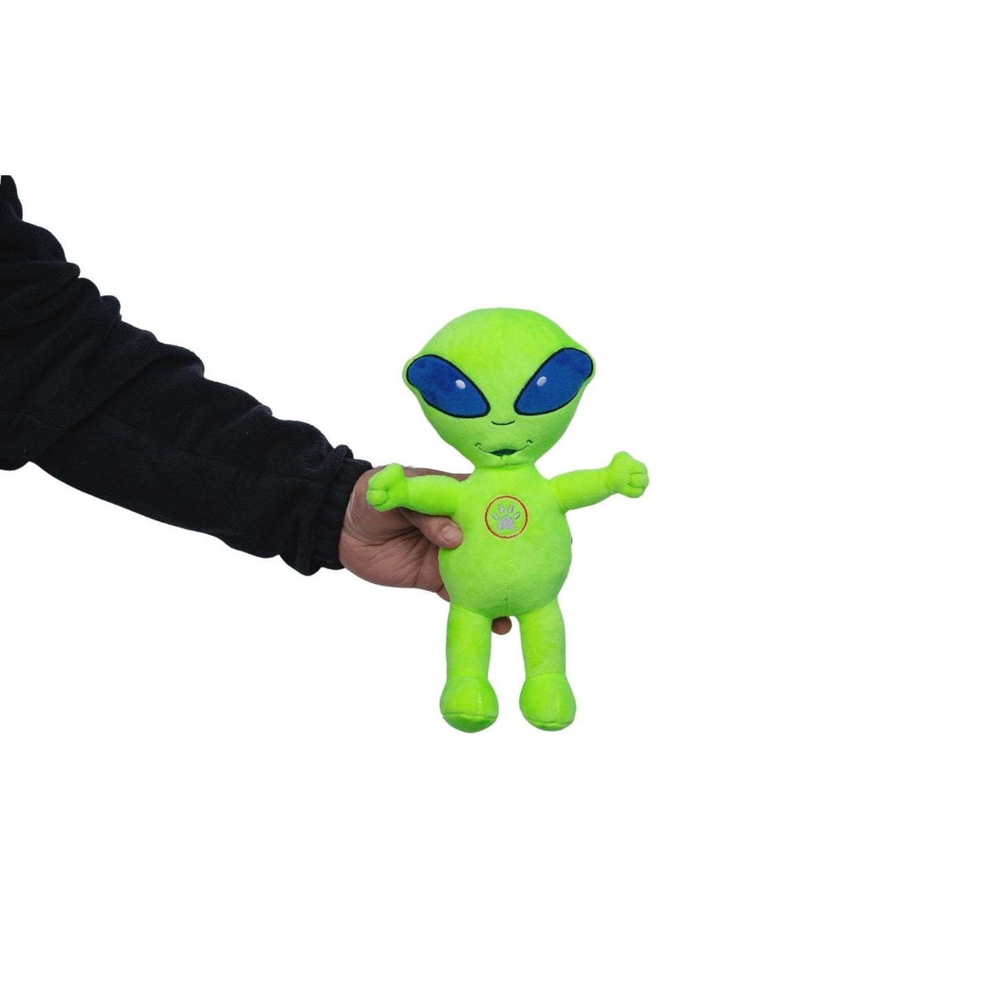 Dog Plush Toy Set Space Alien and Rocket Squeaker Crinkle - Detail Angle 4 | Majestic Pet Kingdom