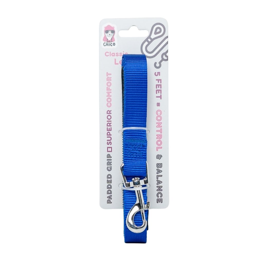 Padded Grip Heavy Duty Nylon Dog Leash Lead (5 Feet)