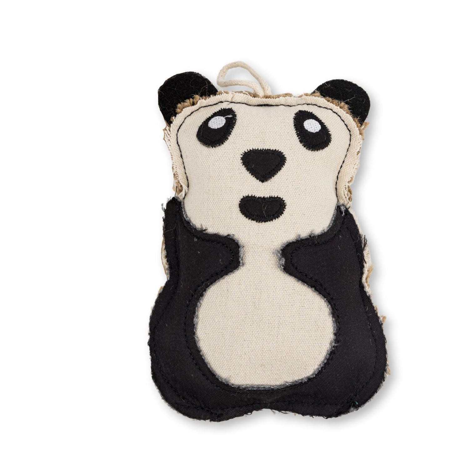 Dog Chew Toy Canvas Jute Panda - Cognitive Agility Relief - Majestic Pet Kingdom