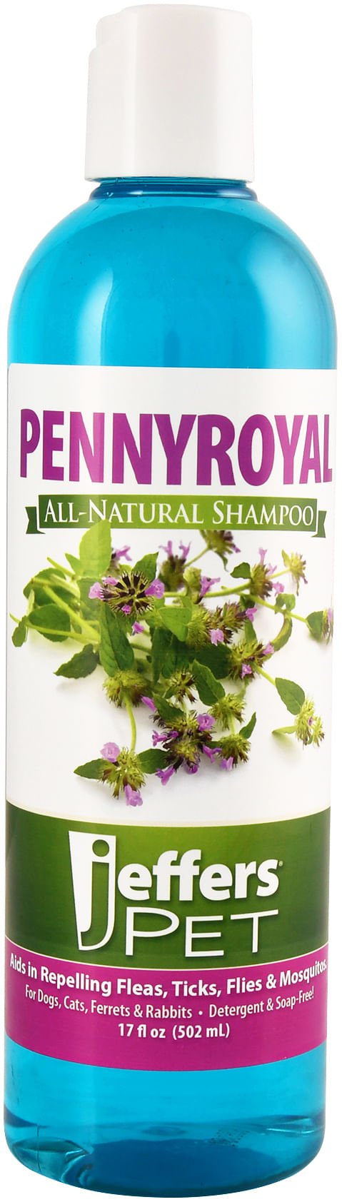 Jeffers Natural Flea & Tick Pennyroyal Dog Shampoo - Aids in Repelling | Majestic Pet Kingdom™
