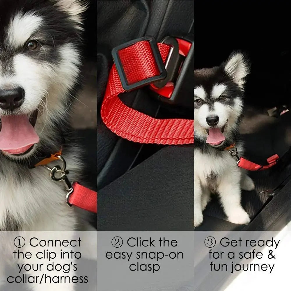 Majestic Pet Kingdom - Adjustable Pet Car Seat Belt Harness | Dog and Cat Safety Strap View 5