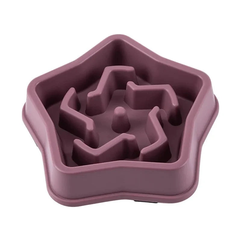 Pet Cat Dog Slow Feeder Bowl | Anti-Choking Non-Slip Maze Feeding Dish