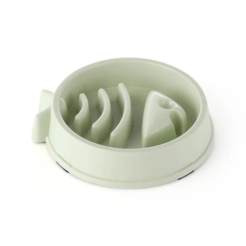 Pet Cat Dog Slow Feeder Bowl | Anti-Choking Non-Slip Maze Feeding Dish