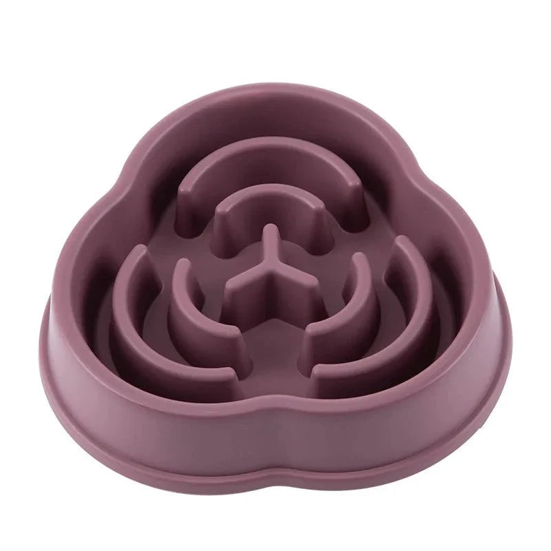 Pet Cat Dog Slow Feeder Bowl | Anti-Choking Non-Slip Maze Feeding Dish