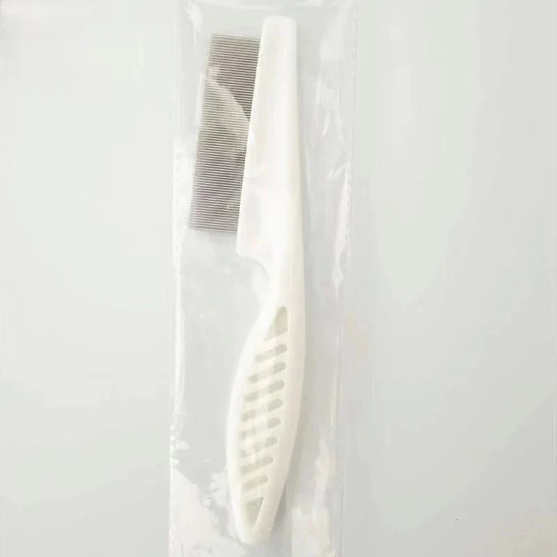 Stainless Steel Pet Flea and Shedding Comb | Grooming Tool for Dogs and Cats