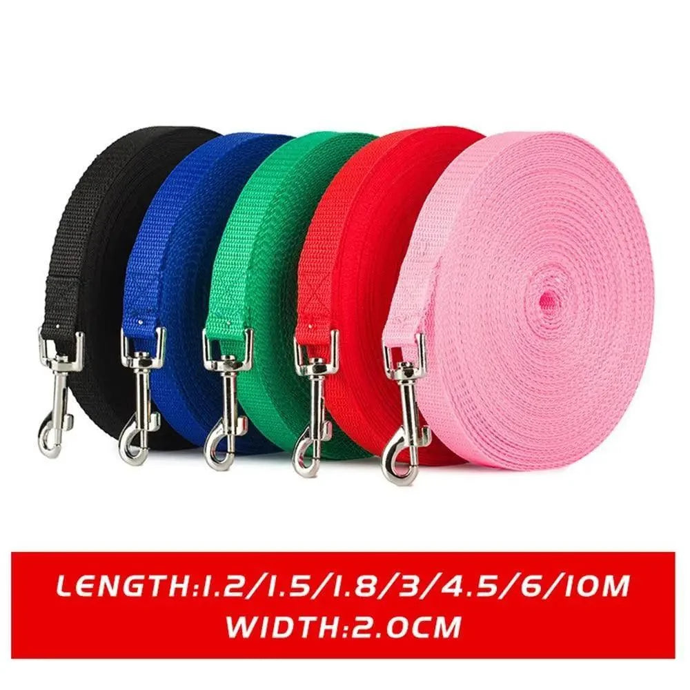 Dog Leash Heavy Duty Long Rope Training Running Pet Lead 15ft - Main Feature View | Majestic Pet Kingdom