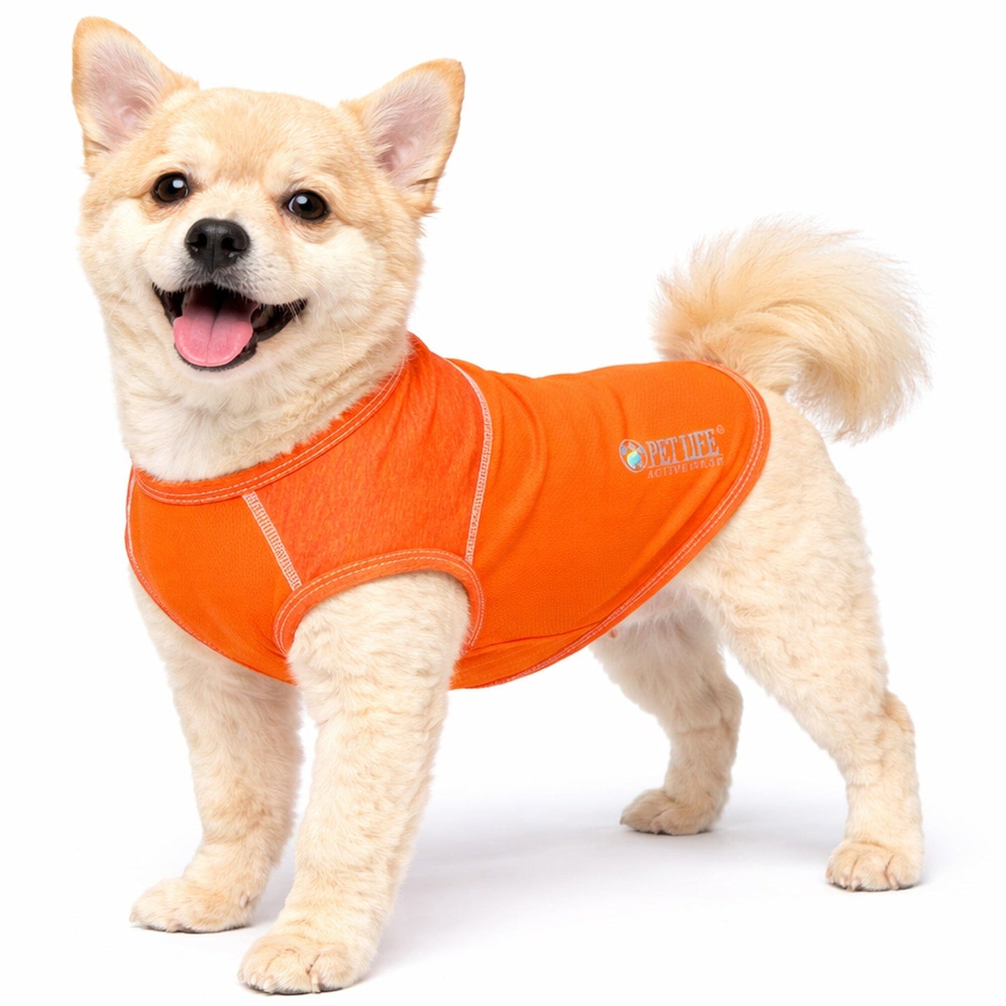 Pet Life ® Active 'Aero-Pawlse' Quick-Dry and 4-Way-Stretch Yoga Fitness Dog T-Shirt Tank Top