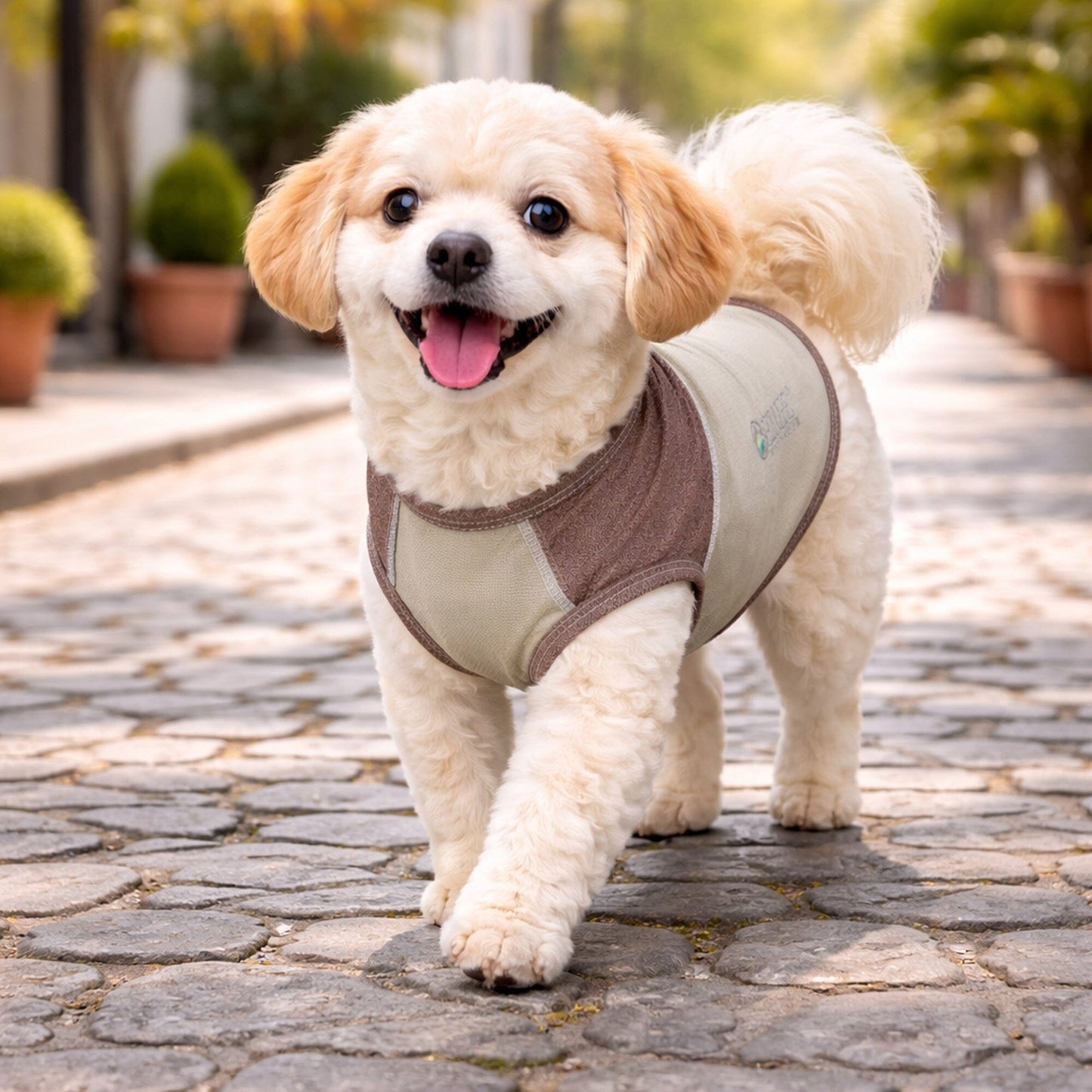 Pet Life ® Active 'Aero-Pawlse' Quick-Dry and 4-Way-Stretch Yoga Fitness Dog T-Shirt Tank Top