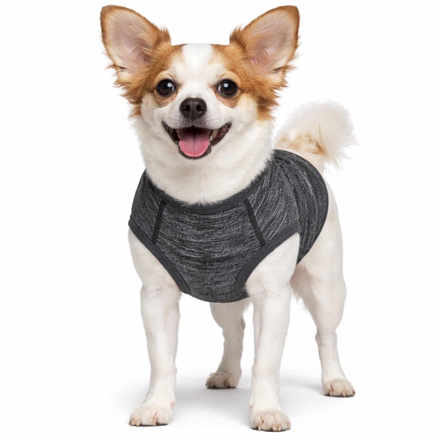 Pet Life ® Active 'Aero-Pawlse' Quick-Dry and 4-Way-Stretch Yoga Fitness Dog T-Shirt Tank Top