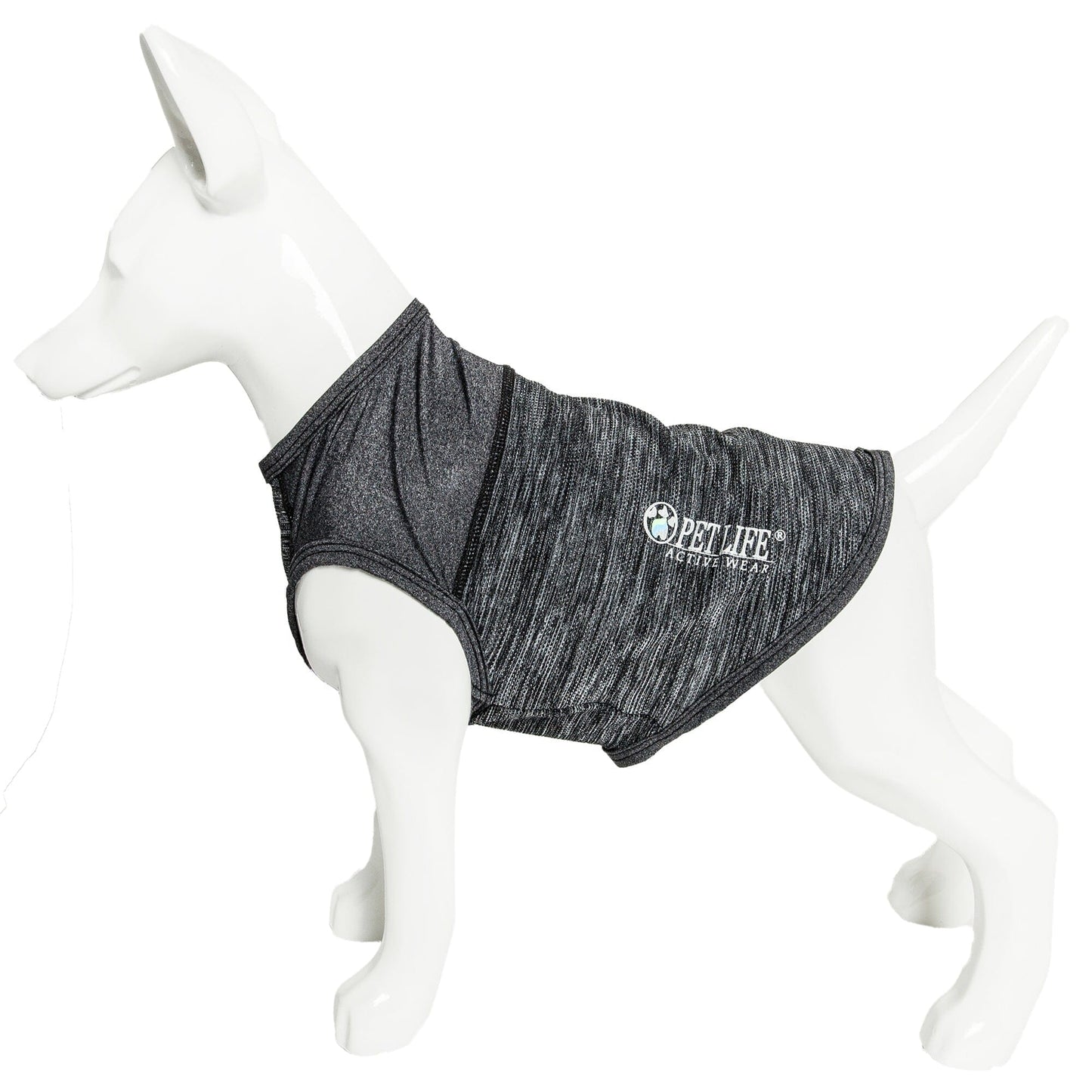 Pet Life ® Active 'Aero-Pawlse' Quick-Dry and 4-Way-Stretch Yoga Fitness Dog T-Shirt Tank Top