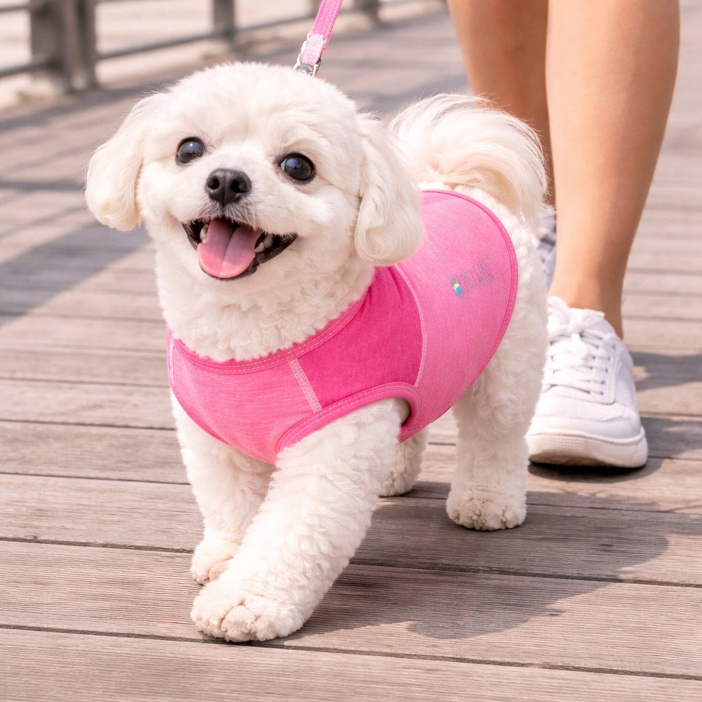 Pet Life ® Active 'Aero-Pawlse' Quick-Dry and 4-Way-Stretch Yoga Fitness Dog T-Shirt Tank Top