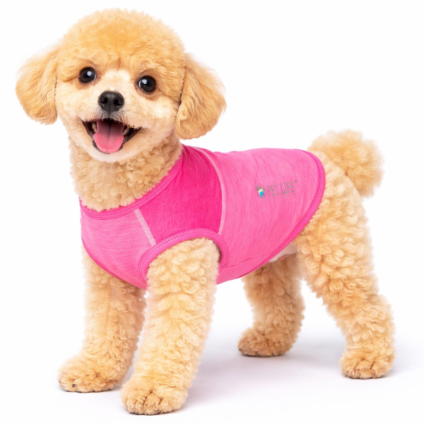 Pet Life ® Active 'Aero-Pawlse' Quick-Dry and 4-Way-Stretch Yoga Fitness Dog T-Shirt Tank Top