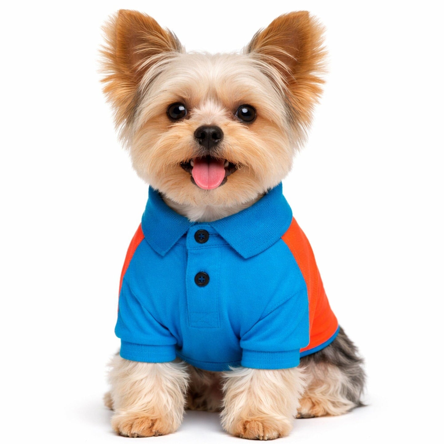 Pet Life ® Active 'Barko Pawlo' Relax-Stretch Quick-Drying Performance Dog Polo T-Shirt
