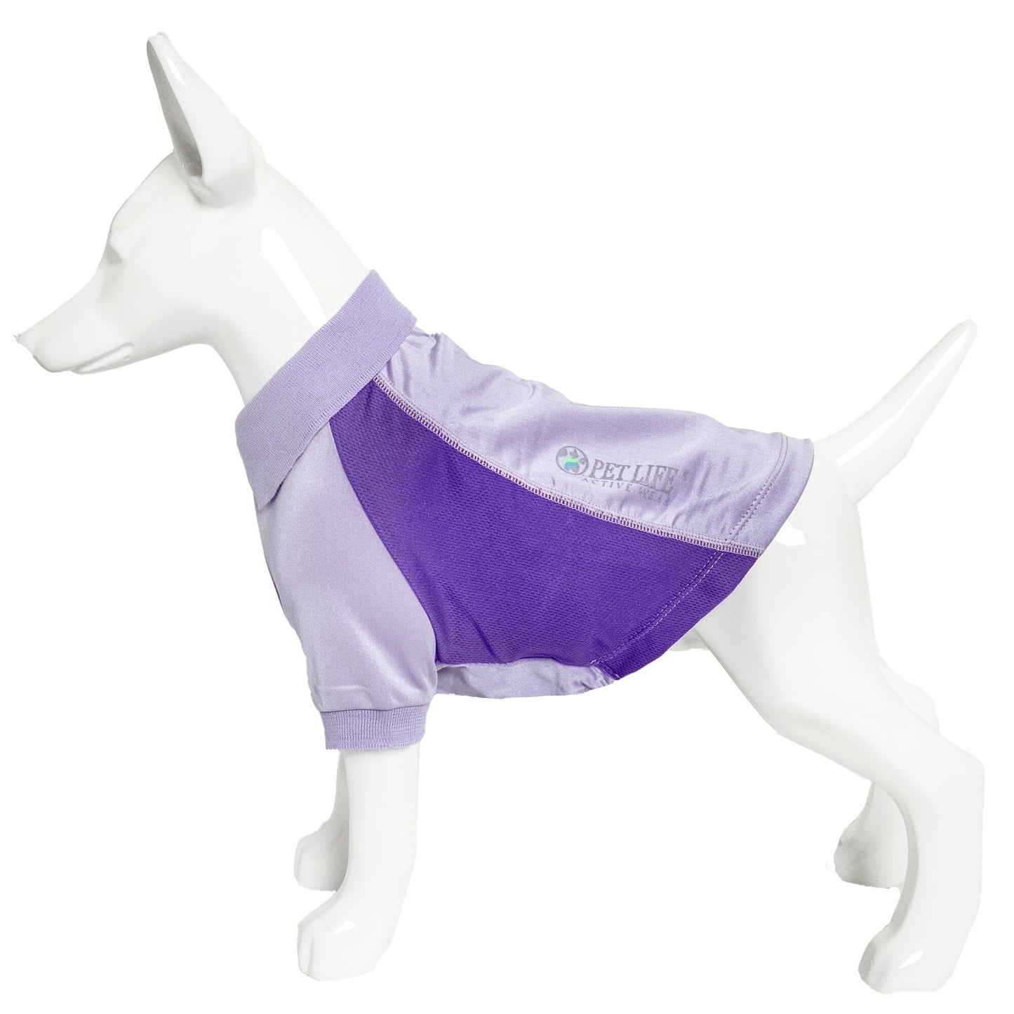 Pet Life ® Active 'Barko Pawlo' Relax-Stretch Quick-Drying Performance Dog Polo T-Shirt