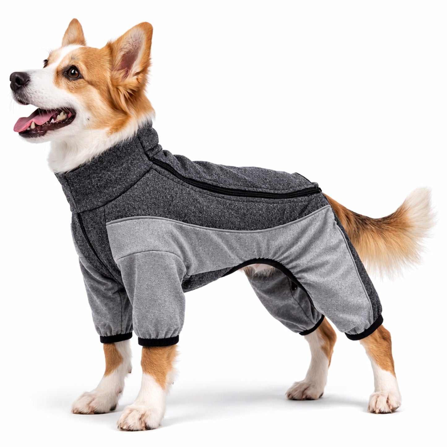 Pet Life ® Active 'Chase Pacer' Medium-weight 4-Way-Stretch Yoga Fitness Dog Tracksuit