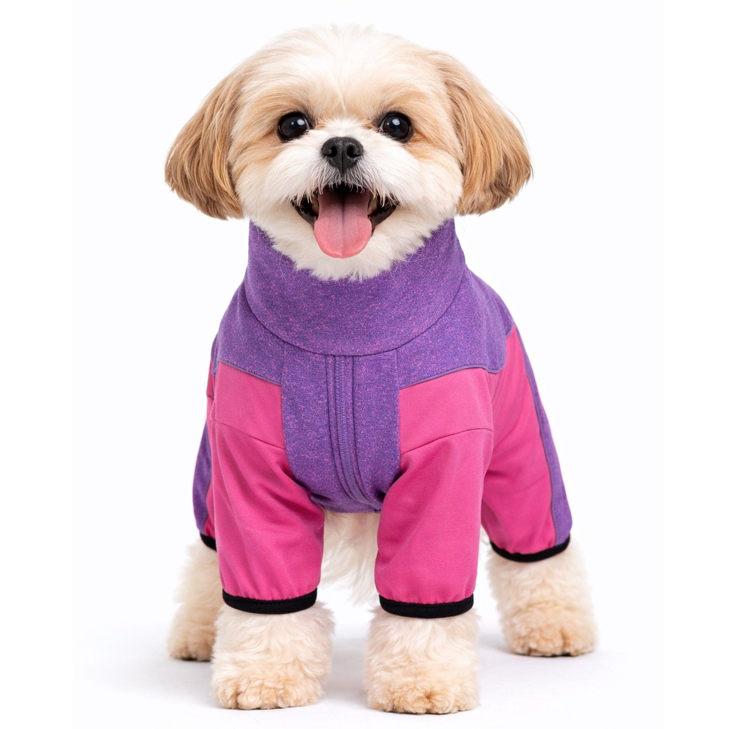 Pet Life ® Active 'Chase Pacer' Medium-weight 4-Way-Stretch Yoga Fitness Dog Tracksuit
