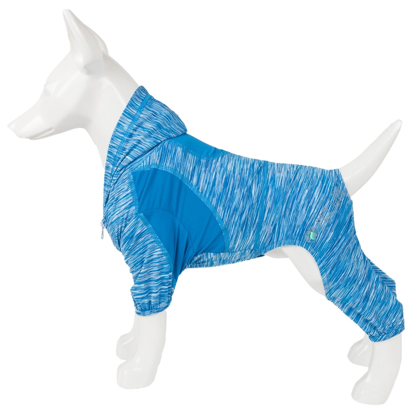 Pet Life ® Active 'Downward Dog' 4-Way-Stretch Fitness Yoga Dog Tracksuit Hoodie