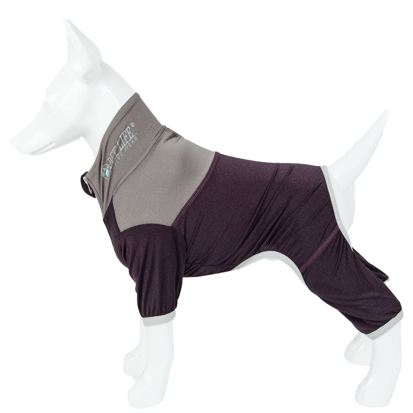 Pet Life ®  Active 'Embarker' 4-Way Stretch Fitness Yoga Full Body Dog Tracksuit