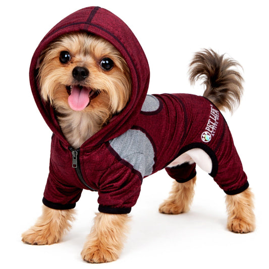 dog-yoga-sweater-hooded-full-body-4-way-stretch-tracksuit-luxury-view-1 | Majestic Pet Kingdom