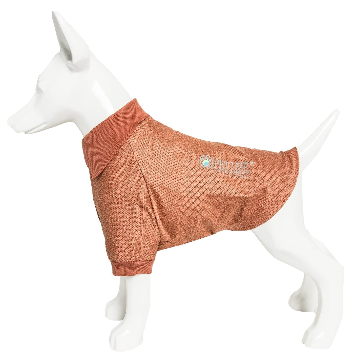 Pet Life ® Active 'Fur-Flex' Stretch and Quick-Dry Anti-Odor Fitness Yoga Dog Polo T-Shirt