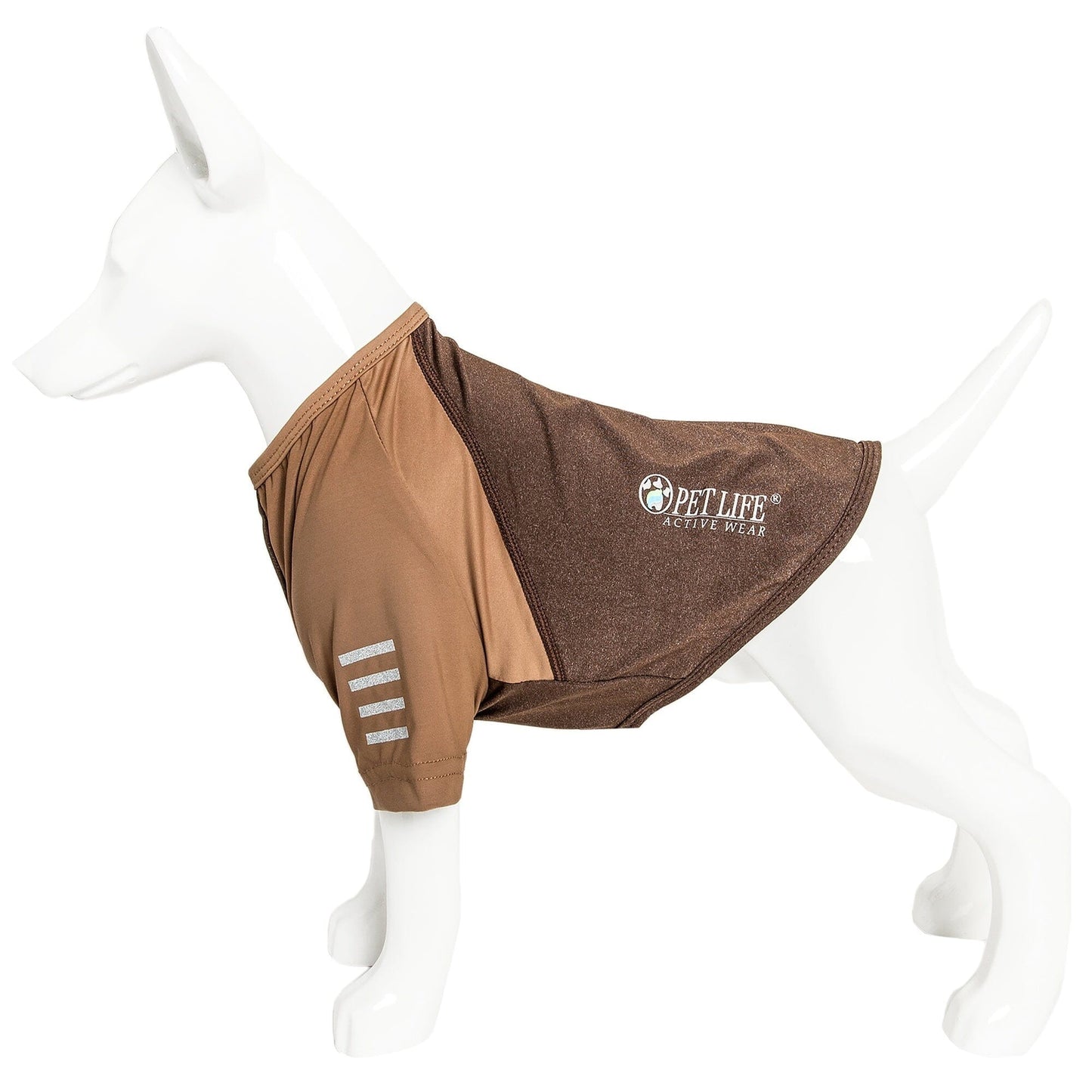Pet Life ® Active 'Hybreed' 4-Way-Stretch Fitness Performance Dog T-Shirt