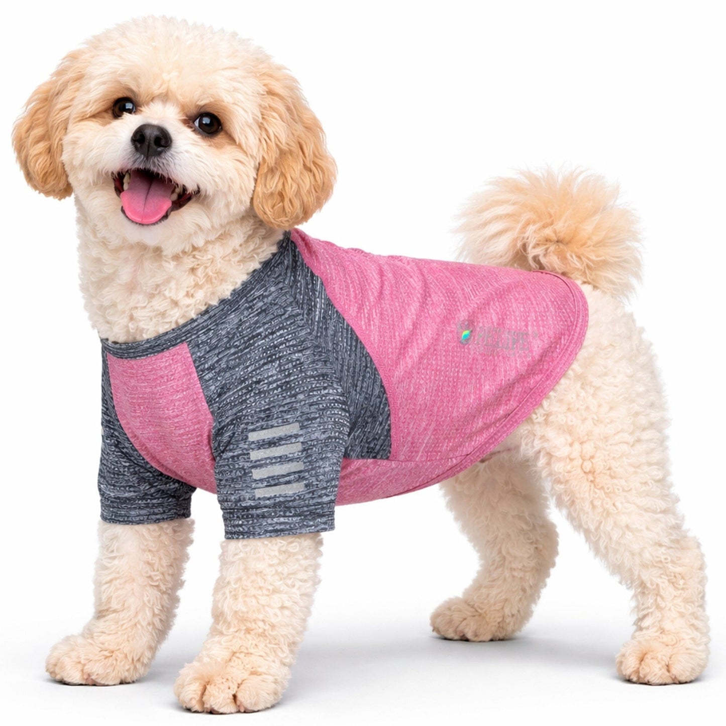 Pet Life ® Active 'Hybreed' 4-Way-Stretch Fitness Performance Dog T-Shirt