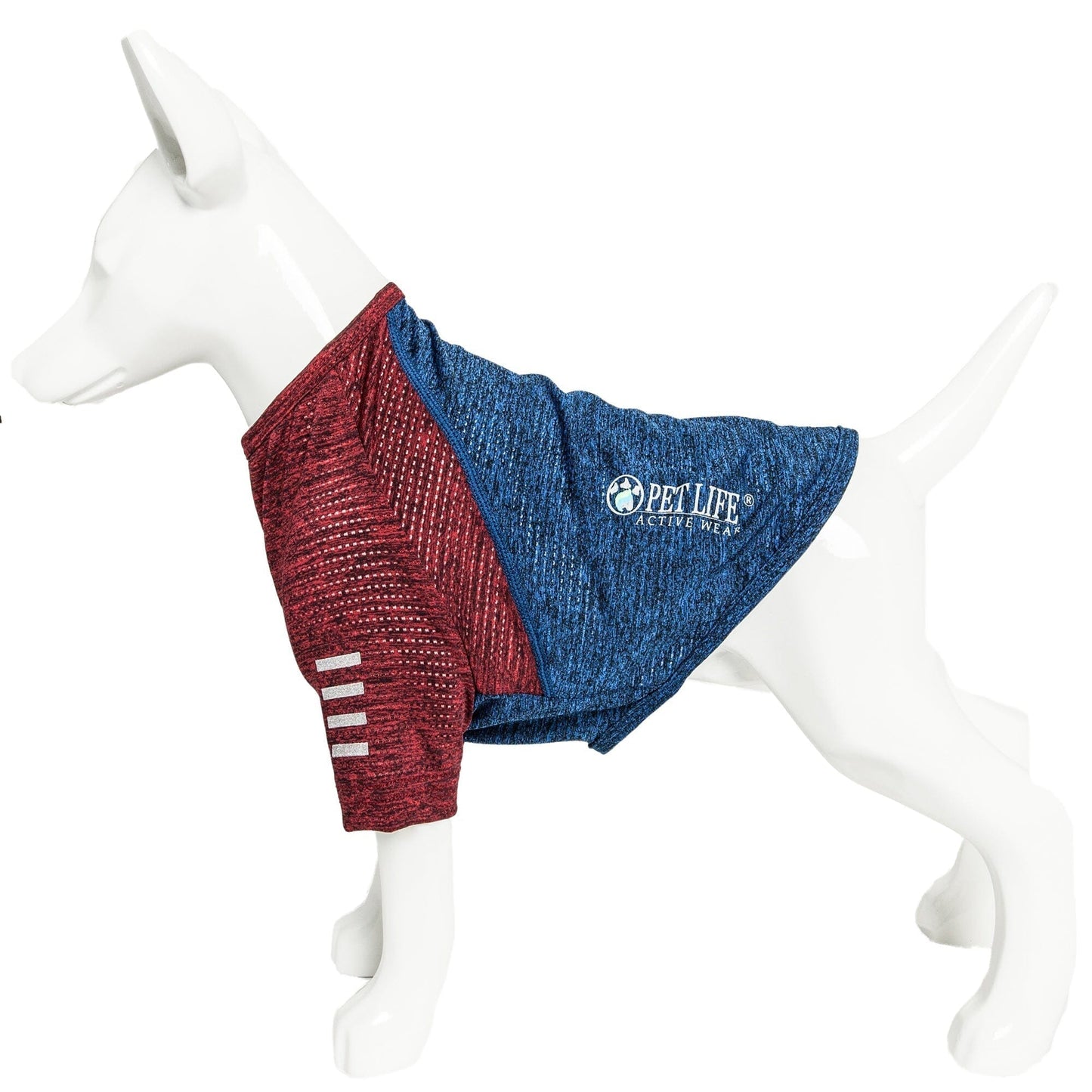 Pet Life ® Active 'Hybreed' 4-Way-Stretch Fitness Performance Dog T-Shirt