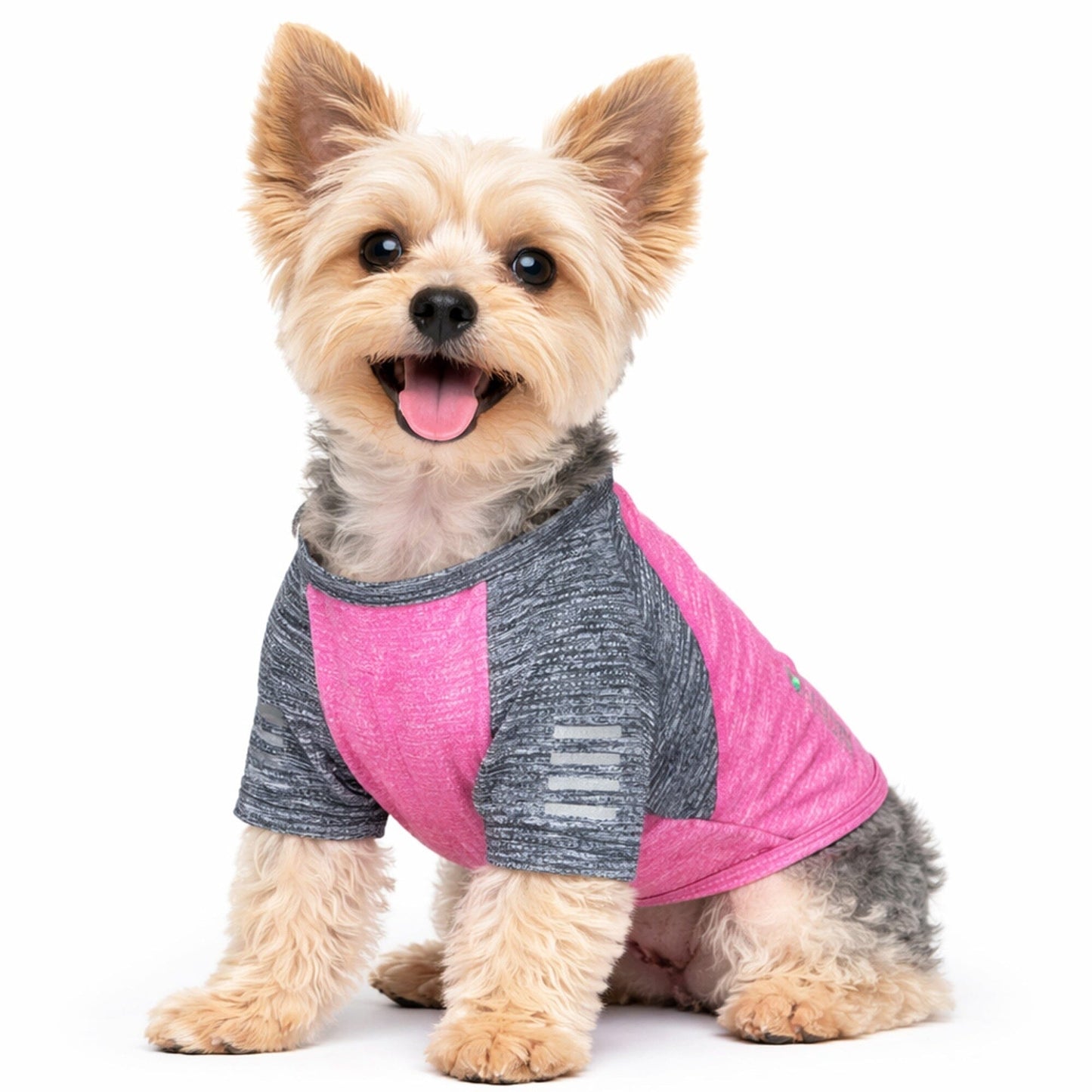 Pet Life ® Active 'Hybreed' 4-Way-Stretch Fitness Performance Dog T-Shirt