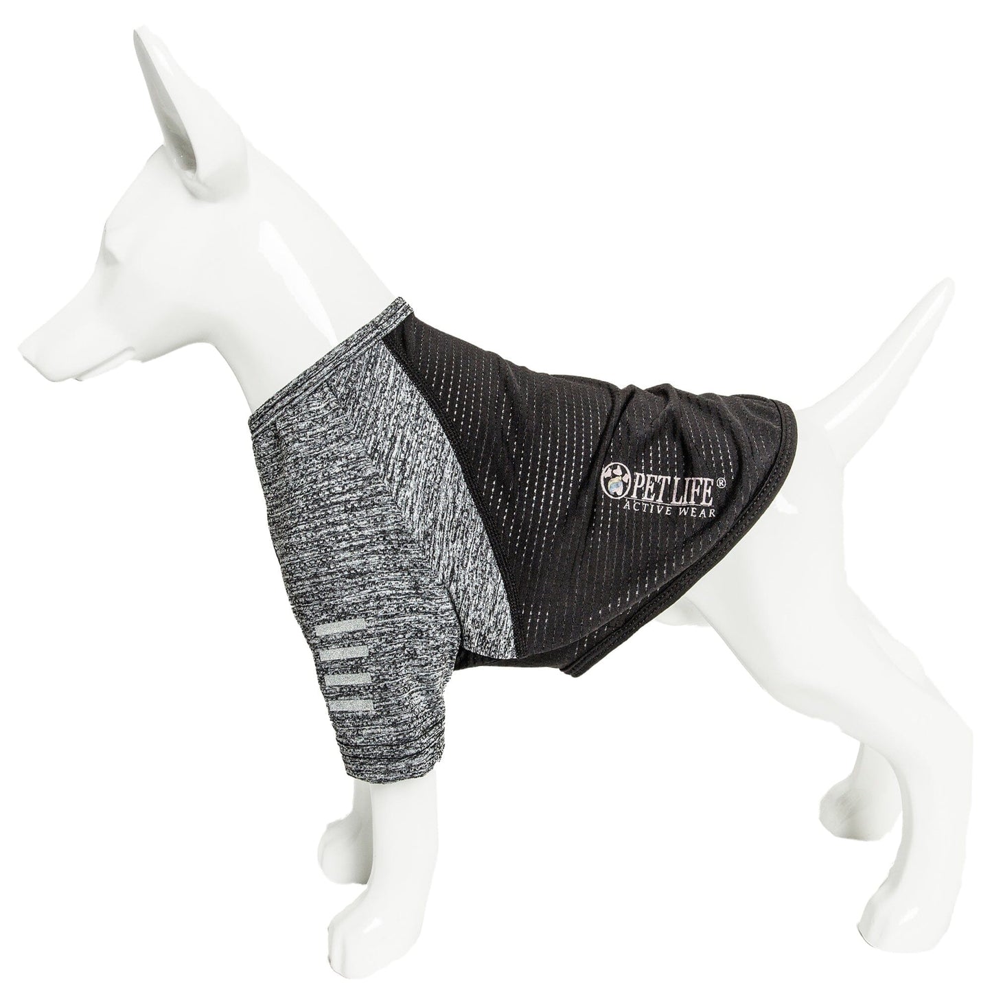 Pet Life ® Active 'Hybreed' 4-Way-Stretch Fitness Performance Dog T-Shirt