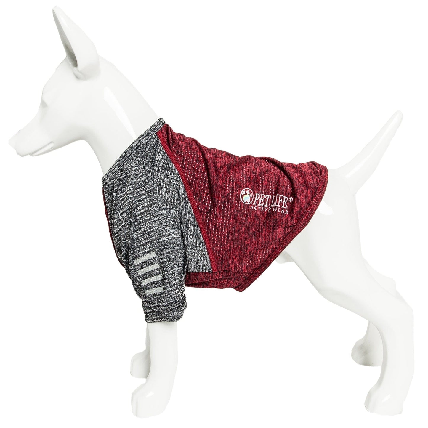 Pet Life ® Active 'Hybreed' 4-Way-Stretch Fitness Performance Dog T-Shirt
