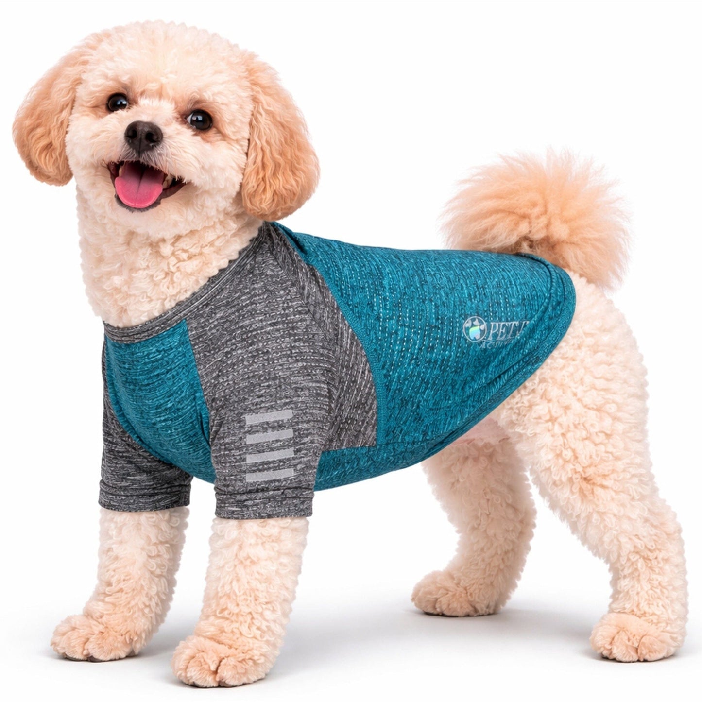 Pet Life ® Active 'Hybreed' 4-Way-Stretch Fitness Performance Dog T-Shirt
