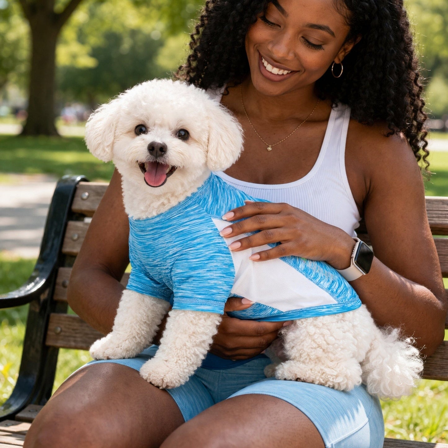 Pet Life ® Active 'Warf Speed' Heathered Ultra-Stretch Yoga Fitness Dog T-Shirt