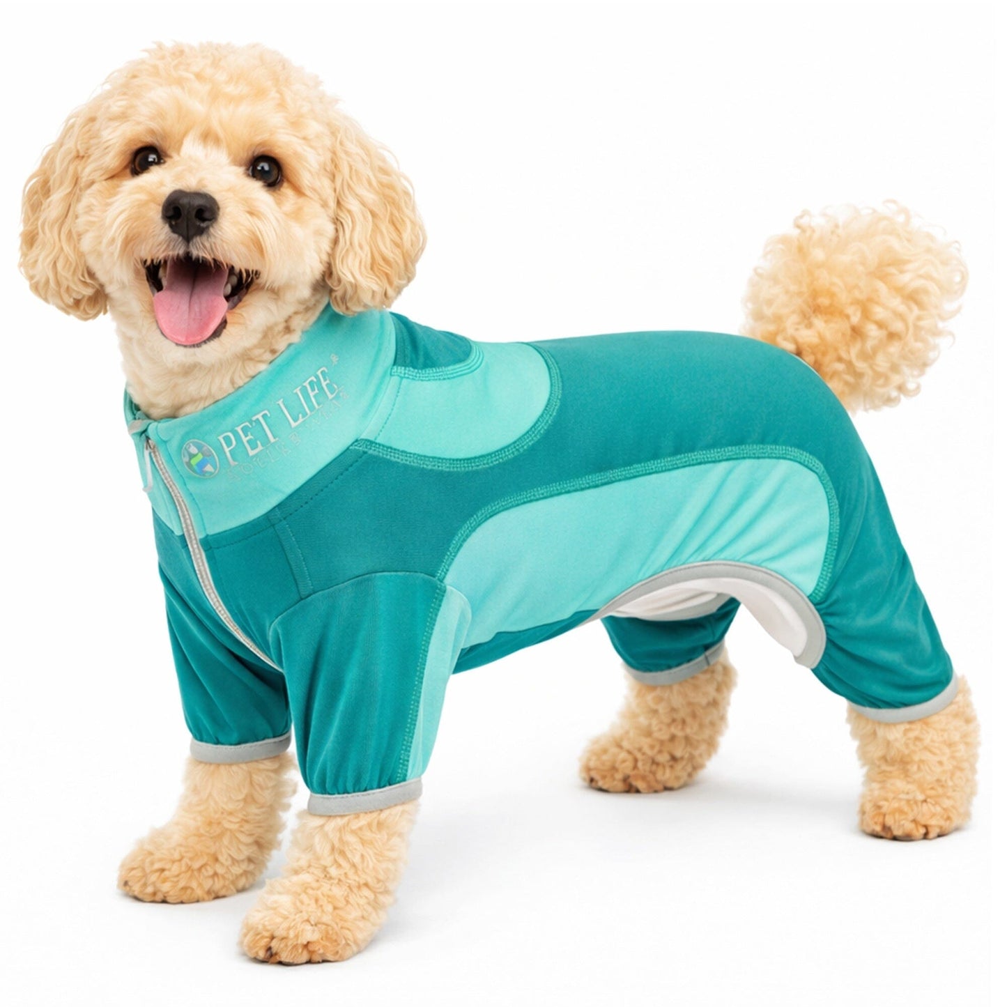Pet Life ® Active 'Warm-Pup' Stretchy and Quick-Drying Fitness Dog Yoga Warm-Up Tracksuit