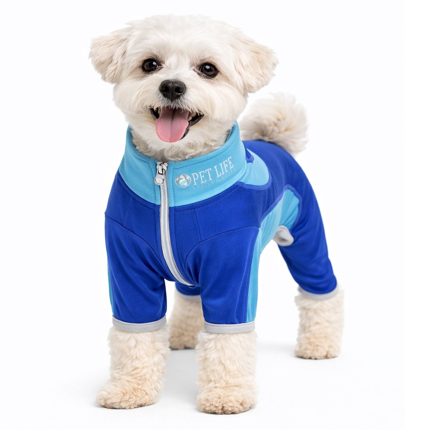 Pet Life ® Active 'Warm-Pup' Stretchy and Quick-Drying Fitness Dog Yoga Warm-Up Tracksuit