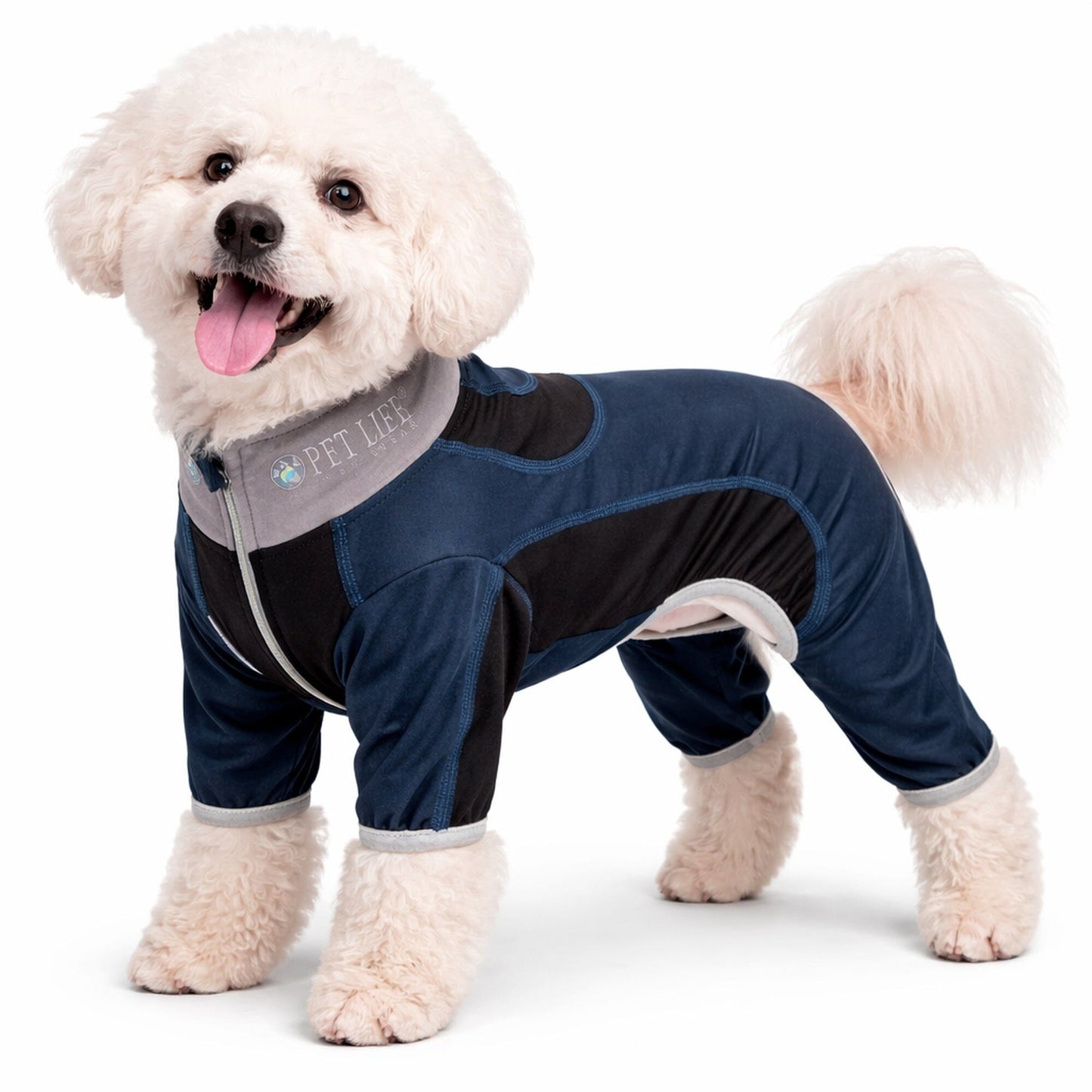Pet Life ® Active 'Warm-Pup' Stretchy and Quick-Drying Fitness Dog Yoga Warm-Up Tracksuit