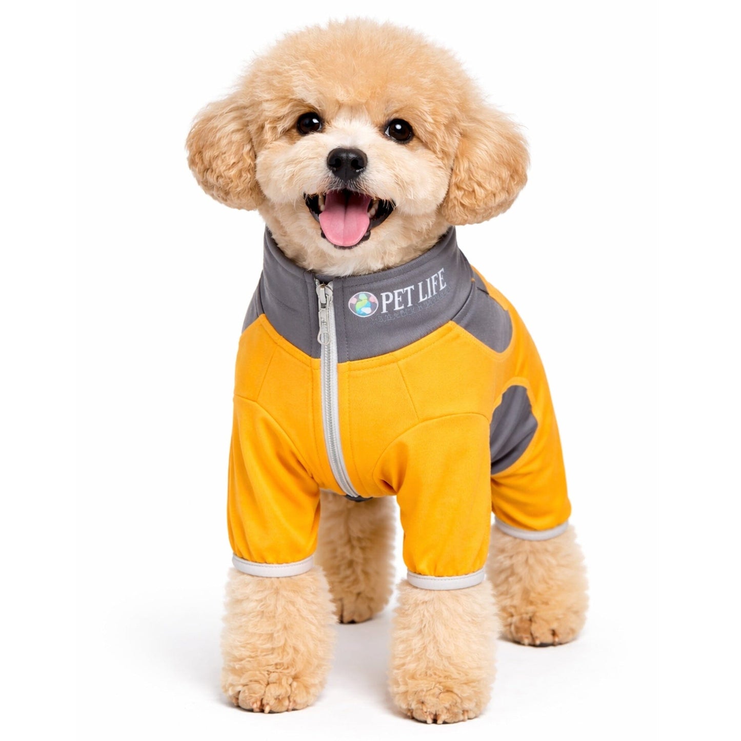 Pet Life ® Active 'Warm-Pup' Stretchy and Quick-Drying Fitness Dog Yoga Warm-Up Tracksuit