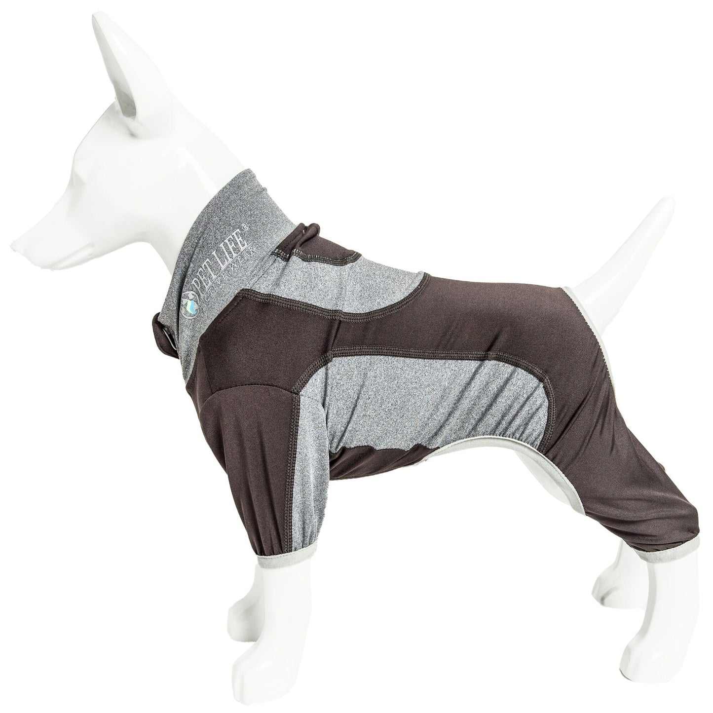 Pet Life ® Active 'Warm-Pup' Stretchy and Quick-Drying Fitness Dog Yoga Warm-Up Tracksuit