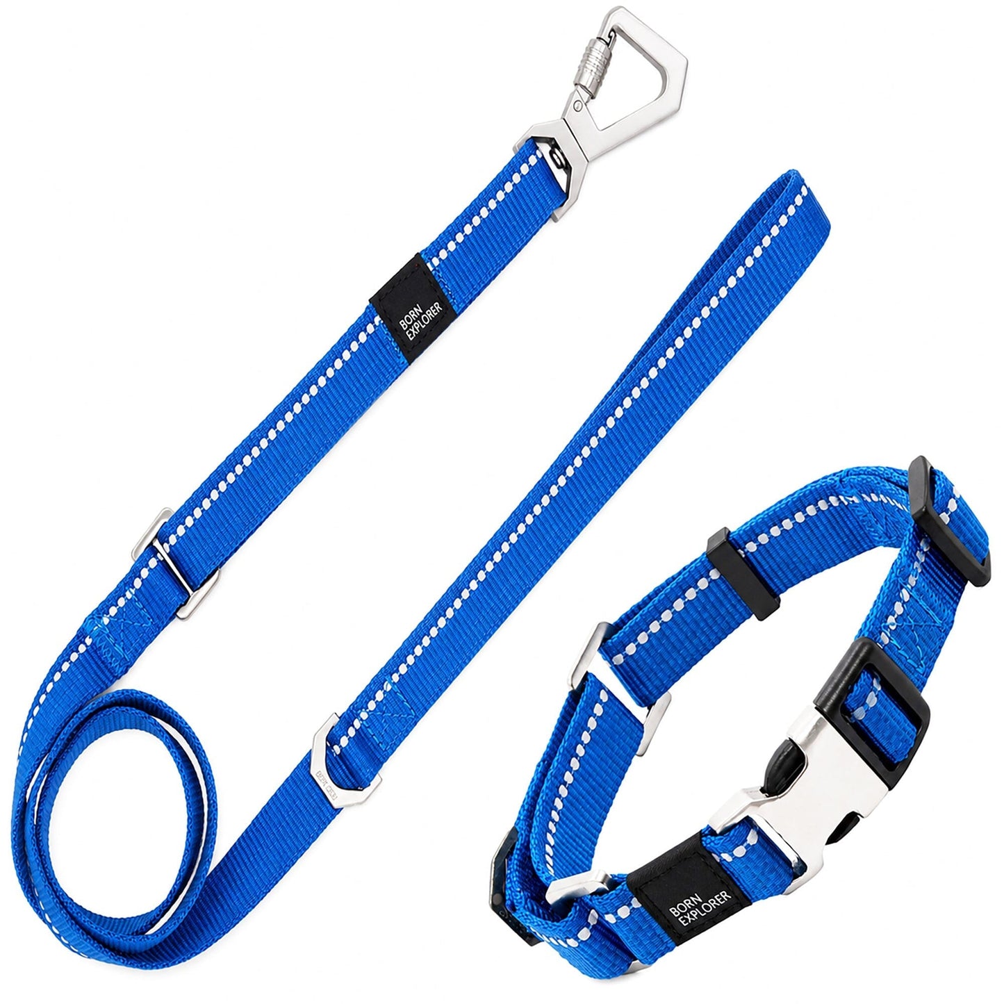 Pet Life ® 'Advent' Outdoor Series 3M Reflective 2-in-1 Durable Martingale Training Dog Leash and Collar