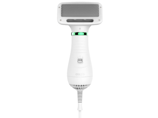 Pet Life ® 'Aero-Groom' 2-in-1 Electronic Pet Dryer and Pin Brush - Main Feature View | Majestic Pet Kingdom