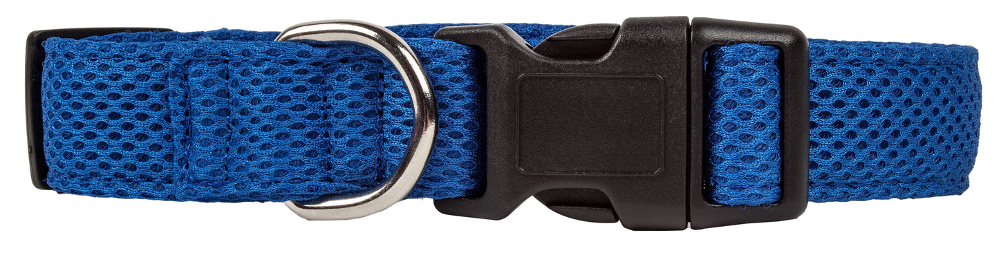 Pet Life ®  'Aero Mesh' Dual-Sided Breathable and Adjustable Thick Mesh Dog Collar