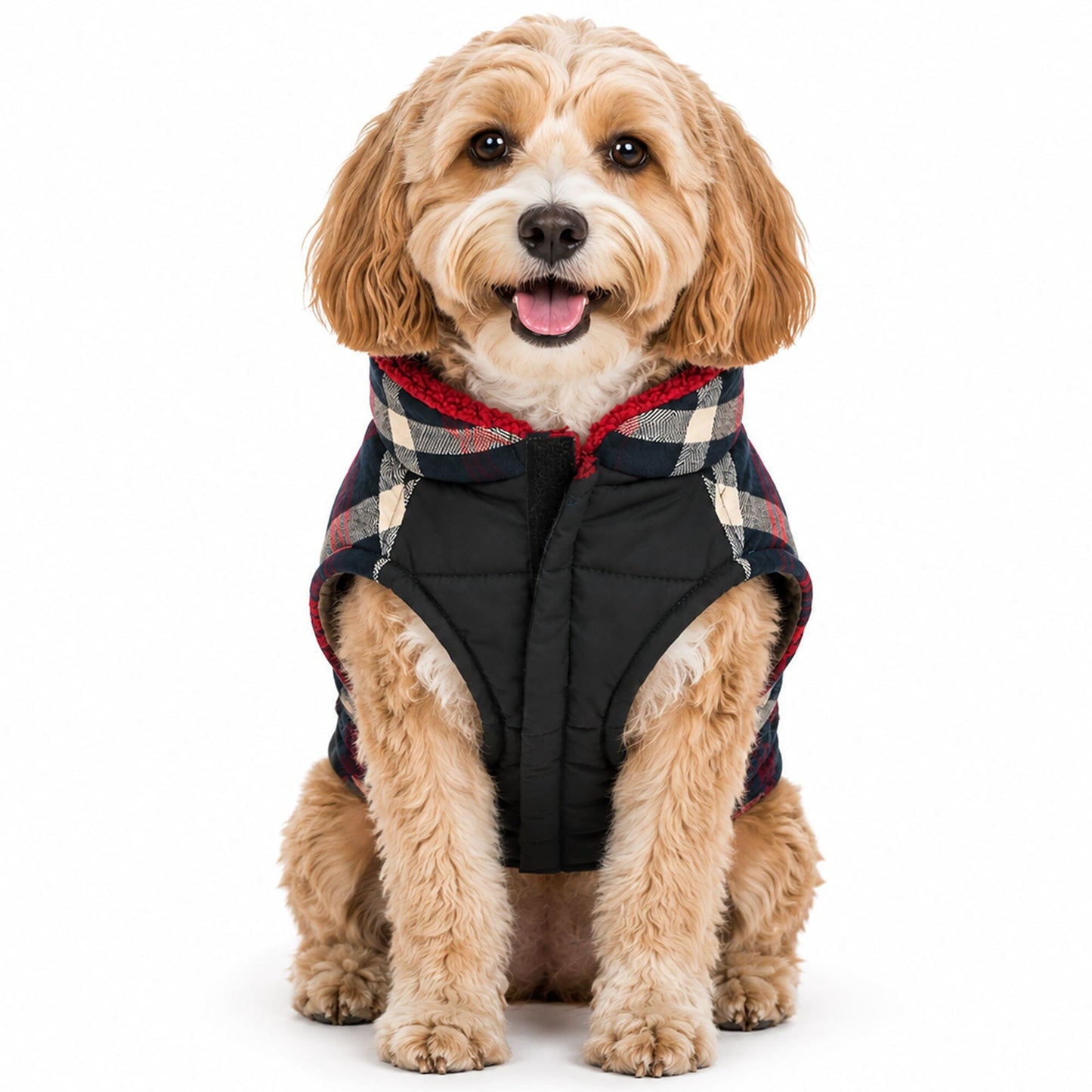 Pet Life ®  'Allegiance' Classical Insulated Plaid Fashion Dog Jacket