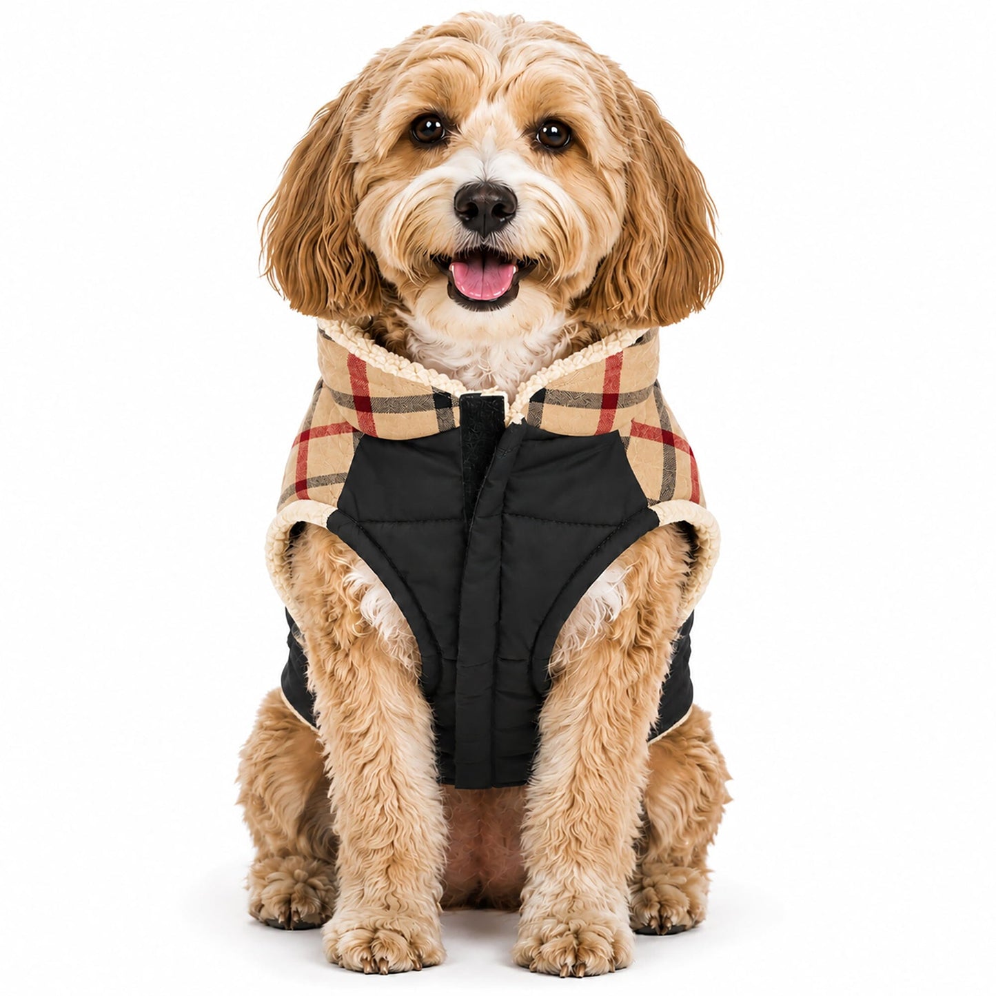 Pet Life ®  'Allegiance' Classical Insulated Plaid Fashion Dog Jacket