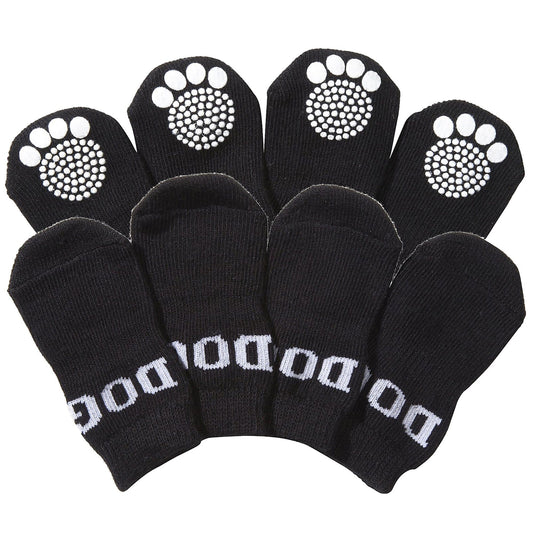 dog-socks-anti-slip-rubber-gripped-paw-protectors-4-pack-luxury-view-1 | Majestic Pet Kingdom