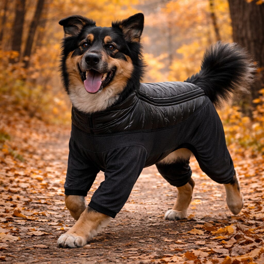 Pet Life ® 'Aura-Vent' Lightweight 4-Season Stretch and Quick-Dry Full Body Dog Jacket