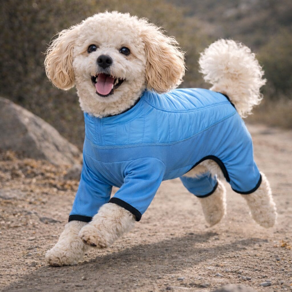 Pet Life ® 'Aura-Vent' Lightweight 4-Season Stretch and Quick-Dry Full Body Dog Jacket